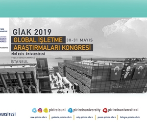 Global İşletme Araştırmaları Kongresi (GİAK-2019), 30-31 Mayıs 2019, Piri Reis Üniversitesi, Tuzla/İSTANBUL https://t.co/8QqO2bAgWO